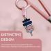 Buy Blunt Lace Association Scissors & Pink Key Rings - Stainless Steel Design Scissors for Creative Crafts - Buy Online on GoSupps.com