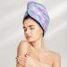 Rainbow Scales Hair Towel Wrap | Quick Drying Hair Turban with Button | Premium Hair Drying Towel for All Hair Types - Buy Online on GoSupps.com