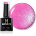 Bluesky Gel Nail Polish Honeysuckle Sj16 Bubblegum Dark Glitter Pink Long Lasting Chip Resistant 10 ml (Requires Curing Under UV LED Lamp)