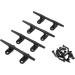Mxeol 5 Black Stainless Steel Dock Cleats (4 Pack) - Black Coated with Screws - Buy Online on GoSupps.com