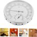 Garneck Sauna Moisture Thermometer & Hygrometer - Stainless Steel Room Thermometer & Wall Clock for Home - Accurate Pressure Display - Buy Online on GoSupps.com