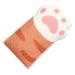 FRCOLOR cat paw bath wipe back brush body scrub brush body brush for dry brushing natural loofah on a stick baby sponge shower scrubbers skin Polyurethane Artifact for bathing toddler 12.5x7.5cm