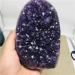 Room Decoration Natural Amethyst Stone geode Crystal Cluster Home Decoration raw Material Quartz Stones (Color : 1200-1300g)