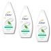 Body Wash - Fresh Care by Dove for Unisex - 15.2 oz Body Wash (Pack of 3)
