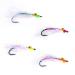 Goture Clouser Minnow fly fish range for fly fishing air tanks hooks size 4#-14# ideal for perch trout panfish 4#-4PCs