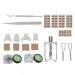 Ingrown Toenail Treatment Kit with 12 Toenail Braces Stainless Steel Corrector for Curved Ingrown Toenails