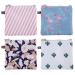 AOOPOO 4 pieces women bandages bags set of zipper tampons collect bags waterproof women bandage bags for travel women girls sanitary disposal bag