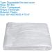 100 Pcs Disposable Waterproof Bedspread Cover for SPA Massage Tables - Transparent Beauty Bed Sheet Protectors - Buy Online on GoSupps.com