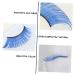 FRCOLOR Blue Long Eyelashes - 2 Pairs Fluffy Cosplay & Halloween False Lashes for Adults | Performance & Costume Eyelash Extensions - Buy Online on GoSupps.com