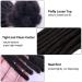 6 Inch 10 Strands Loc Extensions Natural Human Hair - Handmade Permanent Dreadlocks for Women and Men - Curl and Bleach Friendly - 0.6cm Width - 1B Color - Buy Online on GoSupps.com