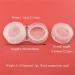 HAHIYO Contact Lens Case Box Holder 24mm Diameter - Leakproof, Durable, Convenient - 5 Pack Clear-5p - Buy Online on GoSupps.com