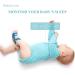 Baby Sleep Monitor S2 | Tracks Heart Rate, Movement, & Oxygen Levels | Bluetooth & Free APP | Real-time Base Station | Wearable Foot Monitor for Babies 0-3 Years - Buy Online on GoSupps.com