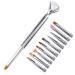 CHAWHO Nail Design Pens - 10pcs Nail Brushes for Design Painting and Detailing of Nails and Nail Art Brushes