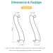 LVCHEN Dental Columbia Cheek Retractor - Autoclavable Stainless Steel Lip Retractor - Buy Online on GoSupps.com
