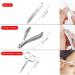 Glamne Manicure Pedicure Set Tools Professional Stainless Steel Nail Care Kits with Holographic Travel Case(Pink) - Buy Online on GoSupps.com