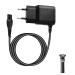 Chargeur Rasoir 15V pour Philips HQ8505 Alimentation pour Rasoir lectrique et Tondeuse Compatible S rie 3000 5000 7000 9000 OneBlade QP6510 QP6520 MG7720 MG7710 BT5509 C ble 1.5M Noir