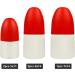 OROOTL Crab Trap Buoy Float 6x14 Inch - Pack of 2 | Fishing Marker Buoys for Kayak, Canoe, Boat, Crab Pots, Shrimp Trap - Red White Color - Buy Online on GoSupps.com