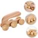 Healeved Wood Roller Massage Device - Handheld Body Massager for Legs & Back Relief | Anti-Roller & Portable Wooden Massage Stick - Buy Online on GoSupps.com