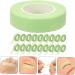 FRCOLOR 80 Rolls Green Tape Adhesive Lash Tape Professional Lash Tape Makeup Artist Must Haves Lash Extensions Supplies Eyelash Tape Lifting Belt Non-woven Fabric Double Eyelid - Buy Online on GoSupps.com