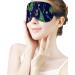 Peacock Design Sleep Mask | Adjustable Strap Eye Cover for Men and Women | Blocks Light for Restful Sleep and Travel - Buy Online on GoSupps.com