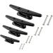 OSTARE Boat Nylon Cleat Kayak Cleat Set - 4 Pack, Black - 4 5 6 8 Inch Options - Buy Online on GoSupps.com