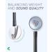 Buy FriCARE Black Stethoscope - Single Head for Nurses & Home Health | Perfect for Blood Pressure & Heartbeat Monitoring - 30 inch Midnight Black - Buy Online on GoSupps.com