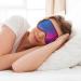 Buy SSIMOO Abstract Geometric Soft Sleep Eye Mask | Female Breathable Eye Patch for Travel & Relaxation - Black - Buy Online on GoSupps.com