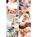 Thanksgiving Day Kids Temporary Tattoos - Autumn Harvest Face & Body Art Decoration Stickers - Turkey & Pumpkin Design - 10 Sheets - Buy Online on GoSupps.com