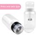 KYSUN 2 Pieces Push Down Bottle Container 200 ml Nail Art Liquid Empty Bottle Nail Polish Remover Liquid Bottle Nail Liquid Dispenser for Makeup and Nail Polish Black and White - Buy Online on GoSupps.com