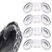 Soft Reusable Protective Heel Grip Pads Adhesive Flexible Scratch-Proof Shoe Cushion Pads 2 Pairs Foot Care