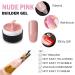 Dusty Pink Nail Builder Gel 15ml - UV/LED Base Building Gel for Nail Repair & Extension - Strengthening Nail Art Decoration - Nude Pink - Buy Online on GoSupps.com
