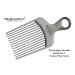 Chicago Comb Model 7 - Carbon Fiber Pick Comb for Long, Thick, Curly & Afro Hair, 6 inches (Black) - Buy Online on GoSupps.com