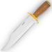 Perkin 38cm hunting knife Bowie with leather sheath