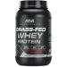Amazing Muscle Grass-Fed Whey Protein Powder Supplement | 2 Lb (907 G) | Non-GMO | Glute-Free | Made in USA Strawberry - Buy Online on GoSupps.com
