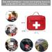 Empty First Aid Bag - Multi-Pocket Emergency Medical Kit for Home, School, Office, Car | Red Medium Size - Buy Online on GoSupps.com