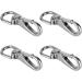 AOWESM Stainless Steel Swivel Eye Snap Hook  Heavy Duty Scuba Diving Clips  Flag Pole Clips  Spring Buckles for Bird Feeders Pet Chains Dog Leashes Keychains and More (4 Pieces) M5/1#  Silver - Buy Online on GoSupps.com