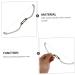 FRCOLOR 2pcs Bow Eyebrow Ruler Metal Dies Eyebrow Shaping Kit with Stencils Stainless Steel Eyebrow Ruler - Buy Online on GoSupps.com