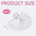 Nail Swatch Sticks 150PCS - Practice Nail Colour Display Fan Shape Tips for Nail Art - Ideal for Women, Girls, and Nail Salons - Buy Online on GoSupps.com