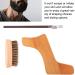 Beard Shaping Tool Set Men's Beard Shaping Tools 20*14*4.5cm Wooden Mustache Brush Husband Hairstyle Brush for Boyfriend Papa - Buy Online on GoSupps.com