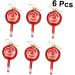 Zerodeko 6pcs Christmas Ornaments Diy Bag Lollipop Pendant Christmas Window Pendant Simulated Lollipop Pendant Holiday Pendant Christmas Tree Decor Accessory Window Trim Candy Dusting Child - Buy Online on GoSupps.com