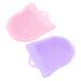OHPHCALL 2Pcs silicone scrubber for face detergent care brush washbasin cleasing milk massage household silicone cleaning brush silicone exfoliating pad blackhead scrubber tool