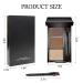 Eyebrow Powder Makeup Kit - 3 Color Tinted Palette | Long-Lasting Waterproof Brow Filler | Shape Natural Eyebrows - Set 02 - Buy Online on GoSupps.com