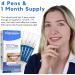 HomeGenics Teeth Whitening Pen 4-Pack 60+ Uses Brighten Your Smile in Just 1 Week with Tooth Whitening Kit - Fast Gentle Enamel Safe Whitening Gel for White Teeth - Buy Online on GoSupps.com