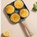 LAKEINX Pan Four-Hole Frying Pan Pancake Steak Pan Alloy Egg Ham Pot Breakfast Cooking Pot Kitchen Tools - Buy Online on GoSupps.com