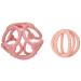 Nattou Silicone Balls Set of 2 - BPA-Free Grasping & Biting Toys in Old Pink/Light Pink | Safe & Soft 10cm & 7cm - Buy Online on GoSupps.com
