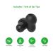Buy Comfortable Silicone Replacement Ear Tips for Stethoscopes | 1 Pair Black Earplugs & Parts - International Shipping Available - Buy Online on GoSupps.com