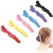 Hair Clip Crocodile Hair Clips No Crease Hair Clamp Sectioning Clamp with Nonslip Grip Wide Teeth Hair Barrette for Salon Home Use Women and Girls (Six colors)