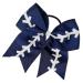 Beatifufu Kids Baseball Bows for Hair Kid Hair Ties Baseball for Kids Hair Clips for Kids Hair Ties for Kids Hair Accessories for Kids Cheerleader Bows Hair Bands Ribbon Woman Girl Ponytail
