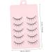 FRCOLOR 5 Pairs of False Eyelashes Fibre Adhesive Slim 5D - Buy Online on GoSupps.com