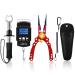 XBLACK Fishing Tool Kit Fishing Pliers Fish Gripper Fishing Scale Fish Grip Tools Set Saltwater Resistant Fishing Gear (Advanced Set - C)